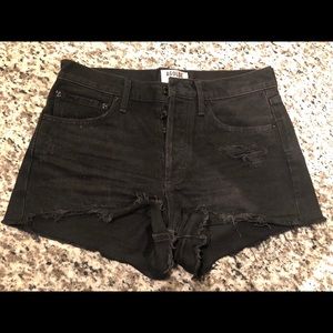 Agolde Parker Short in Black